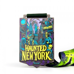 Medal Manufacturer Custom Personalized Design Virtual Challenge Run Trail Race Medal